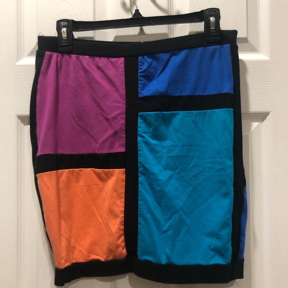 Color Block Skirt